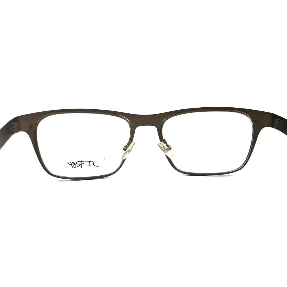 J.F. Rey Eyeglasses Frames JF2599 0707 Brown Matte Ribbed Textured 53-18-130